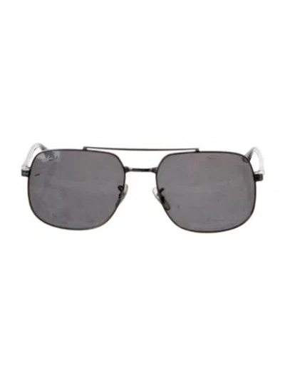 Pre-owned Ray Ban Aviator Tinted Sunglasses In Black