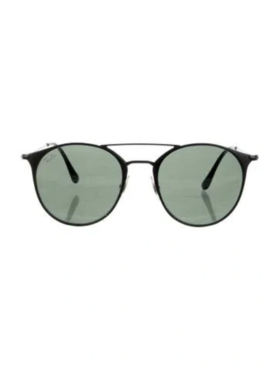 Pre-owned Ray Ban Aviator Tinted Sunglasses In Black