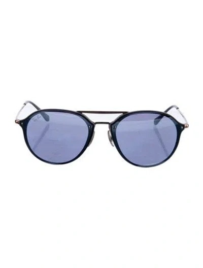 Pre-owned Ray Ban Aviator Tinted Sunglasses In Gray