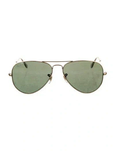 Pre-owned Ray Ban Aviator Tinted Sunglasses In Multi