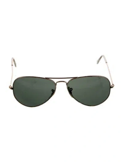 Pre-owned Ray Ban Aviator Tinted Sunglasses In Multi