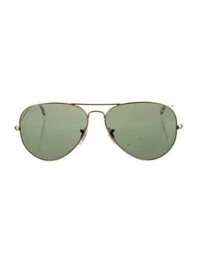 Pre-owned Ray Ban Aviator Tinted Sunglasses In Multi