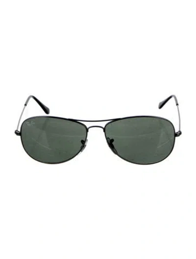 Pre-owned Ray Ban Aviator Tinted Sunglasses W/ Tags In Black