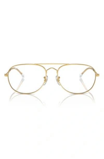 RAY BAN RAY-BAN BAIN BRIDGE 57MM POLARIZED AVIATOR SUNGLASSES