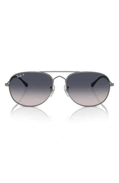 RAY BAN RAY-BAN BAIN BRIDGE 60MM GRADIENT POLARIZED PILLOW SUNGLASSES