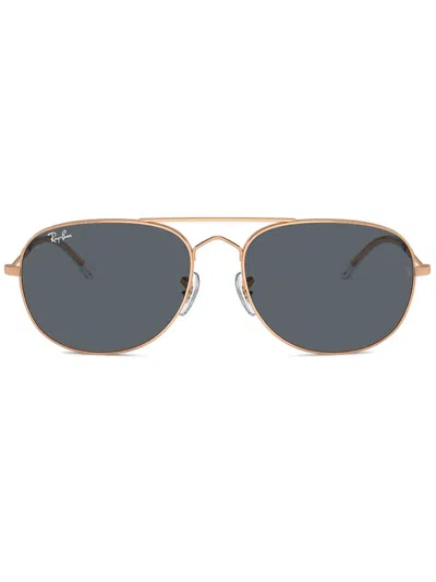 Ray Ban Bain Bridge Sunglasses In Gold