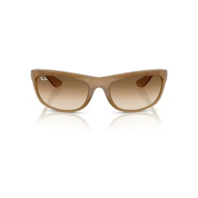 Ray Ban Balorama Sunglasses Opal Light Brown Frame Brown Lenses 62-19