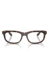 Ray Ban Ray-ban Balorette 56mm Pillow Optical Glasses In Havana