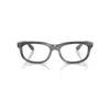 Ray Ban Balorette Optics Eyeglasses Striped Gray Frame Clear Lenses Polarized 54-18 In Striped Gray
