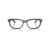 Ray Ban Balorette Optics Eyeglasses Striped Gray Frame Clear Lenses Polarized 54-19 In Striped Gray