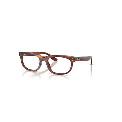 Ray Ban Balorette Optics  Havana Gestreift Fassung Klar Glas Polarisiert 54-19