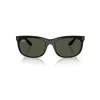 Ray Ban Balorette Sunglasses Black Frame Green Lenses 57-19 In Black