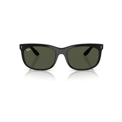 Ray Ban Balorette Sunglasses Black Frame Green Lenses 57-19