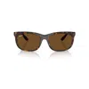 Ray Ban Balorette Sunglasses Havana Frame Brown Lenses Polarized 60-19 In Havana