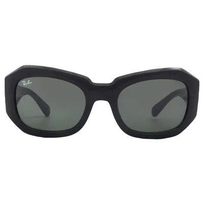 Ray Ban Beate Green Irregular Unisex Sunglasses Rb2212 901/31 56 In Black