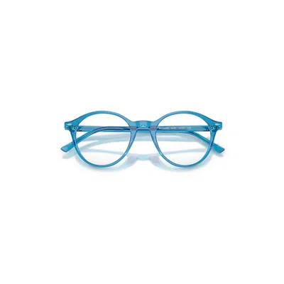 Ray Ban Bernard Optics Eyeglasses Blue Frame Clear Lenses Polarized 49-21