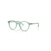 Ray Ban Eyeglasses Unisex Bernard Optics - Light Green Frame Clear Lenses Polarized 49-21 In Hellgrün