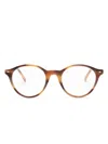 Ray Ban Bernard Round-frame Glasses In Brown