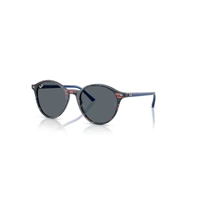 Ray Ban Bernard Sonnenbrillen Blau Transparent Fassung Blau Glas 53-21
