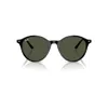 Ray Ban Rb2204 919/58 Round Polarized Sunglasses In Black