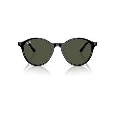 RAY BAN BERNARD SONNENBRILLEN SCHWARZ FASSUNG GRÜN GLAS 51-21