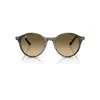 Ray Ban Bernard Sunglasses Transparent Green Frame Brown Lenses 51-20 In Transparent Green