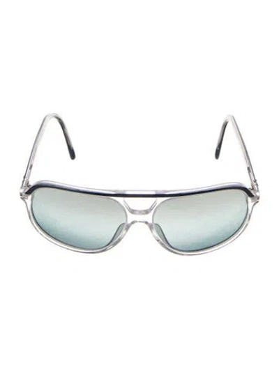 Pre-owned Ray Ban Bill Aviator Sunglasses In Blue