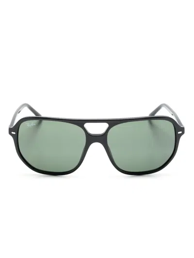 Ray Ban Bill One Rectangle-frame Sunglasses In Black