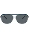 Ray Ban Bill Oversize-frame Sunglasses In Blau