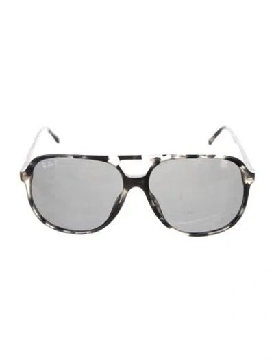 Pre-owned Ray Ban Bill Oversize Sunglasses In Neutral