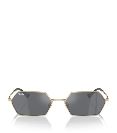 Ray Ban Sunglasses In Gold