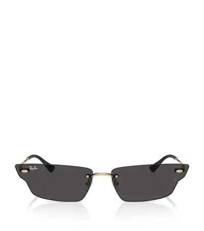 Ray Ban Bio-based Rb3731 Anh Sunglasses In Gold