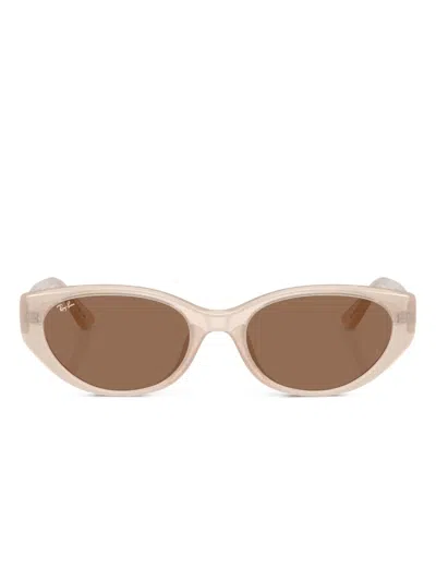 Ray Ban Bio-based Sunglasses In Neutrals