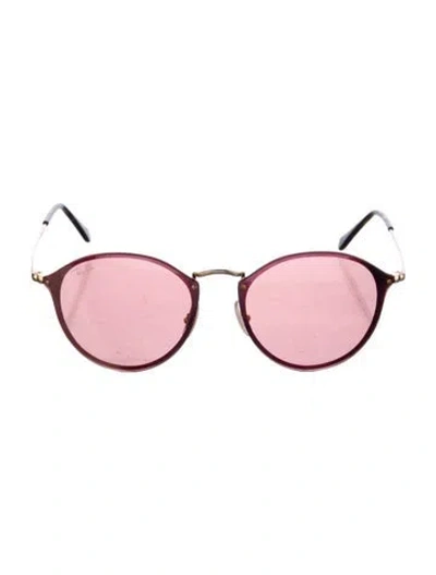 Pre-owned Ray Ban Blaze Round Sunglasses