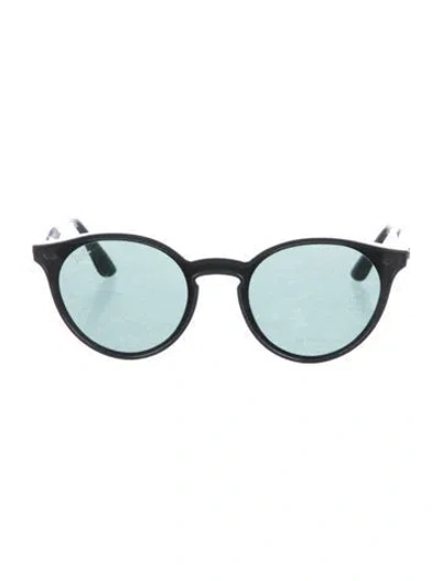 Pre-owned Ray Ban Blaze Round Sunglasses In Black