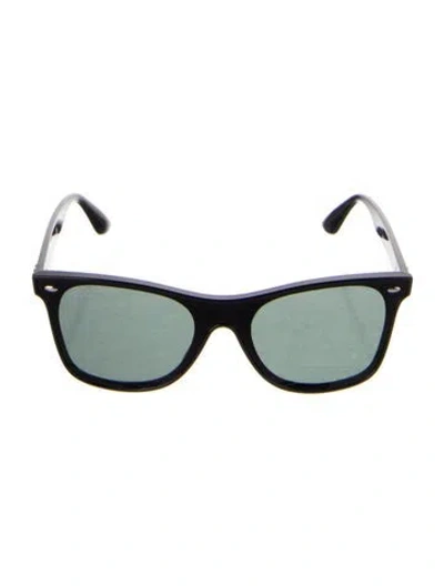 Pre-owned Ray Ban Blaze Wayfarer Wayfarer Sunglasses In Black
