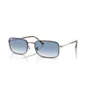 Ray Ban Blue Gradient Rectangular Unisex Sunglasses Rb3746 92703f 59