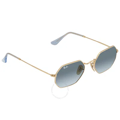 Ray Ban Rb3556n Octagonal Sunglasses In Gold