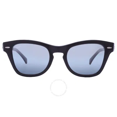 Ray Ban Blue Vintage Mirror Square Unisex Sunglasses Rb0707sm 901/g6 50 In Black