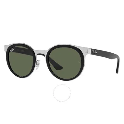 Ray Ban Bonnie Dark Green Round Unisex Sunglasses Rb3710 003/71 50