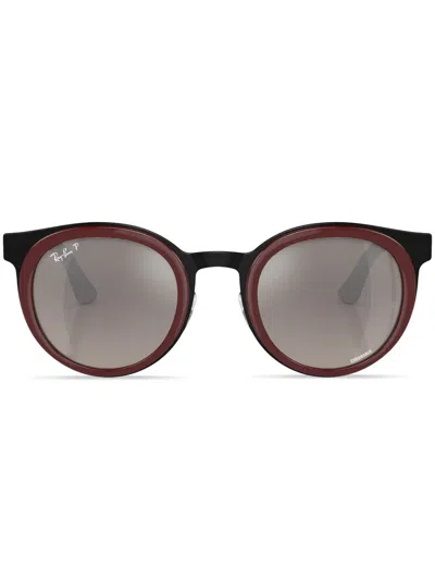 Ray Ban Sunglasses Unisex Bonnie - Red Frame Silver Lenses Polarized 50-24