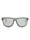 Ray Ban Boyfriend Reverse Square-frame Sunglasses In Grau