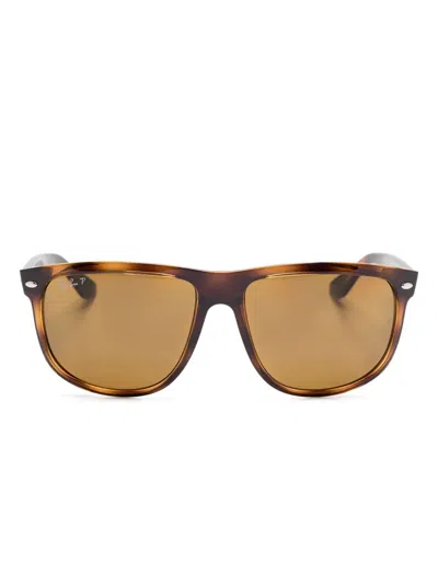 Ray Ban Boyfriend Sunglasses In Brown