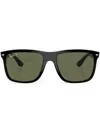 Ray Ban Boyfriend Two Logo-lettering Sunglasses In Schwarz