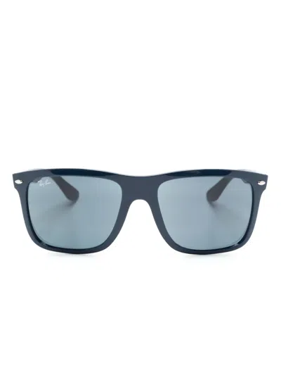 Ray Ban Boyfriend Two Square-frame Sunglasses In Blue