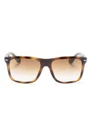Ray Ban Boyfriend Two Tortoiseshell Sunglasses In Brown
