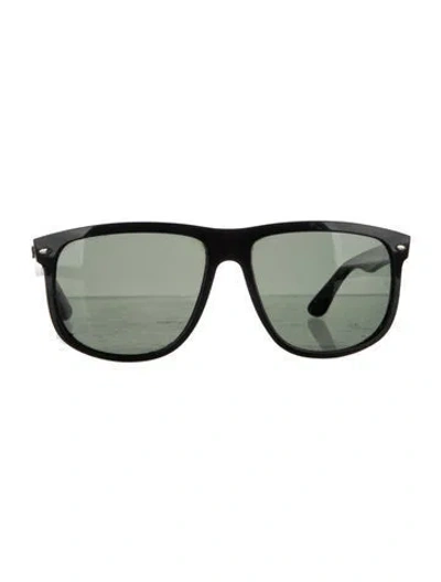 Pre-owned Ray Ban Boyfriend Wayfarer Sunglasses In Black