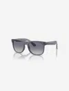 Ray Ban Ray-ban Kids' Junior Justin 48mm Gradient Small Square Sunglasses In Blue