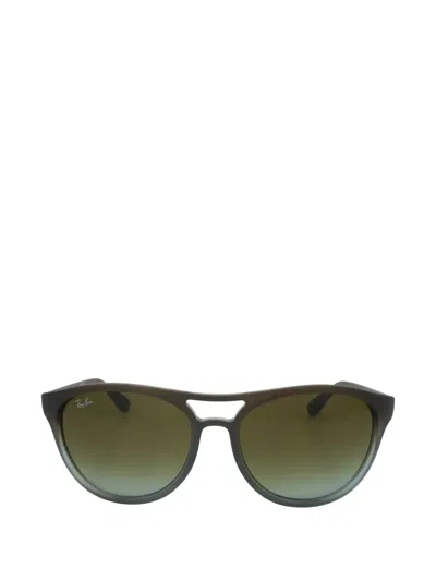 Ray Ban Brad Pilot-frame Sunglasses In Transparent