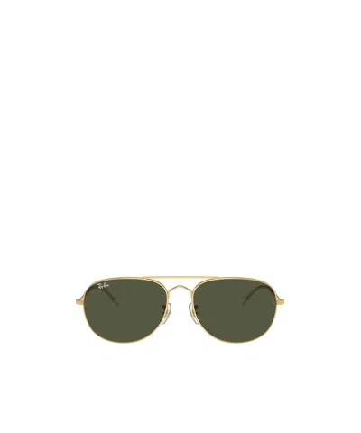 Ray Ban Brain Bridge Aviator-frame Sunglasses In Green